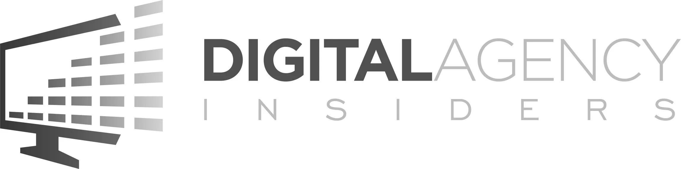 Logo of Digital Agency Insiders, featuring a stylized monitor and the agency's name in gray text.