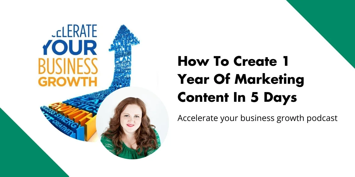 How To Create 1 Year Of Marketing Content In 5 Days