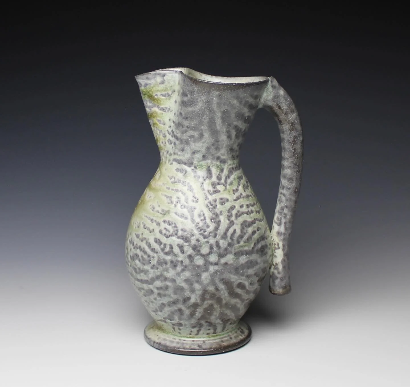 A very very juicy jug. 
Now available online at @cobbartandecology shop along with works by 10 other resident artists! 
Link in my bio. 

#sodafired #pottery
