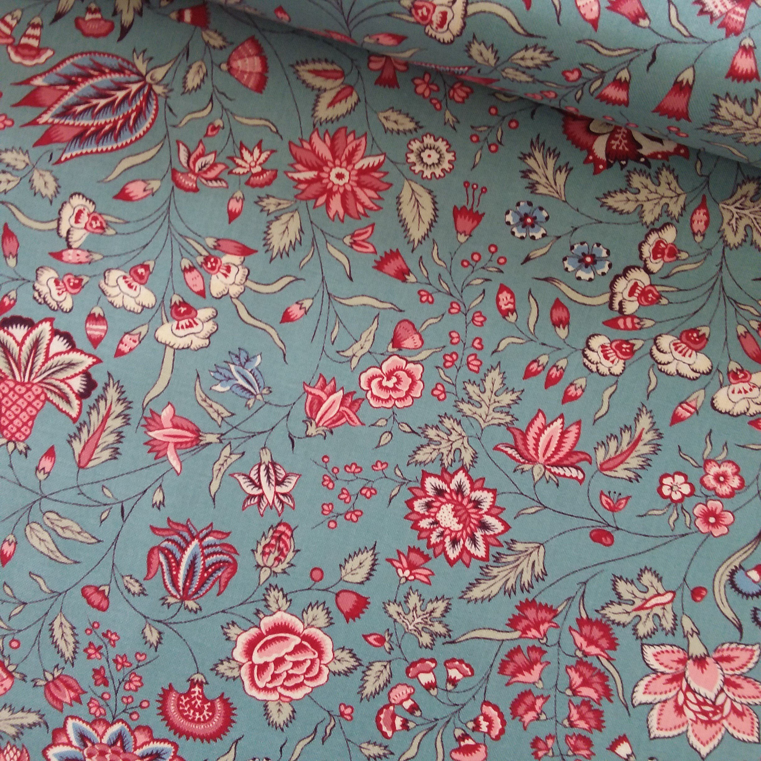 Dutch Heritage Quilting Cotton Fabrics 1025 Blue