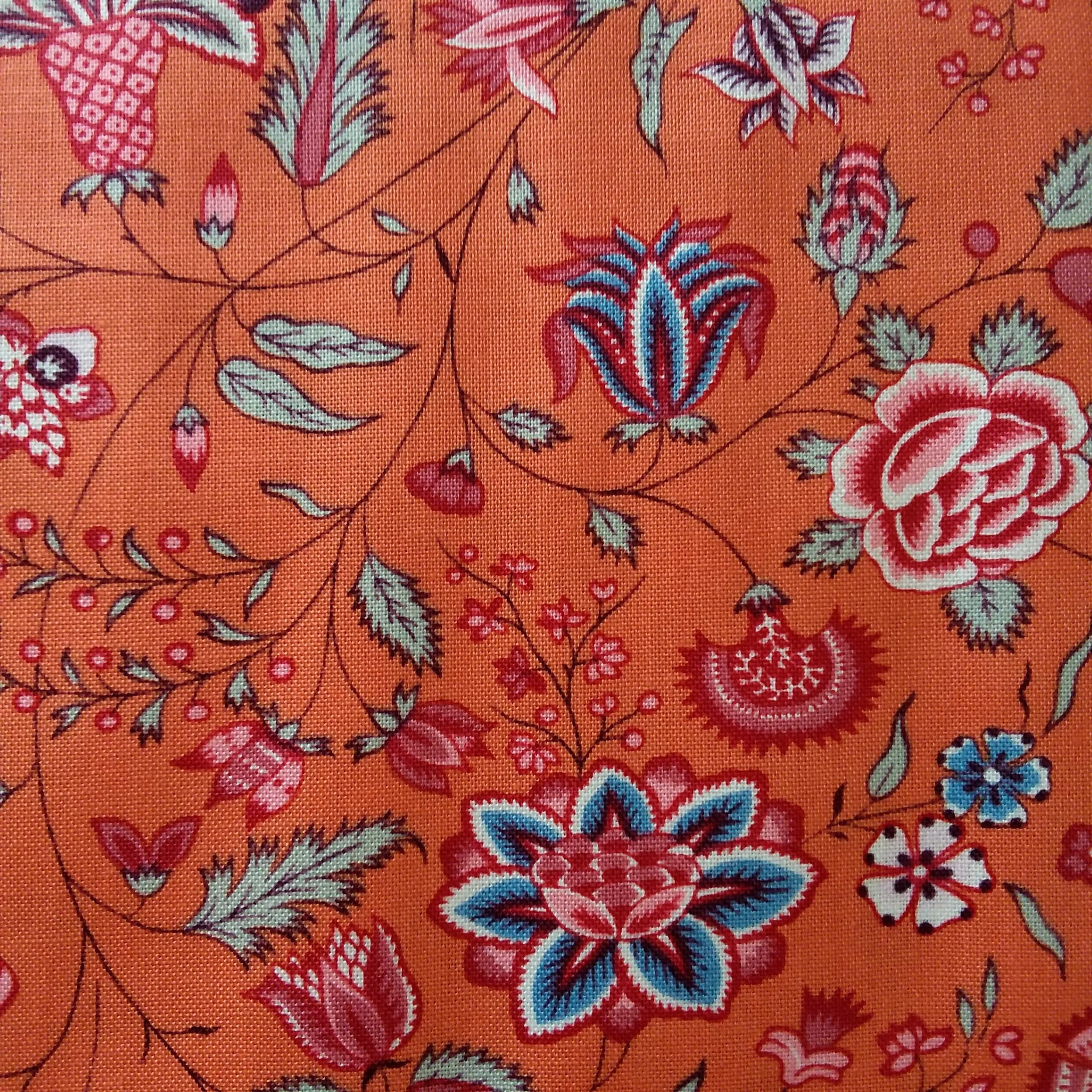 Dutch Heritage 1025 Cotton Fabric Tea Dye Crafty Baba Fabrics
