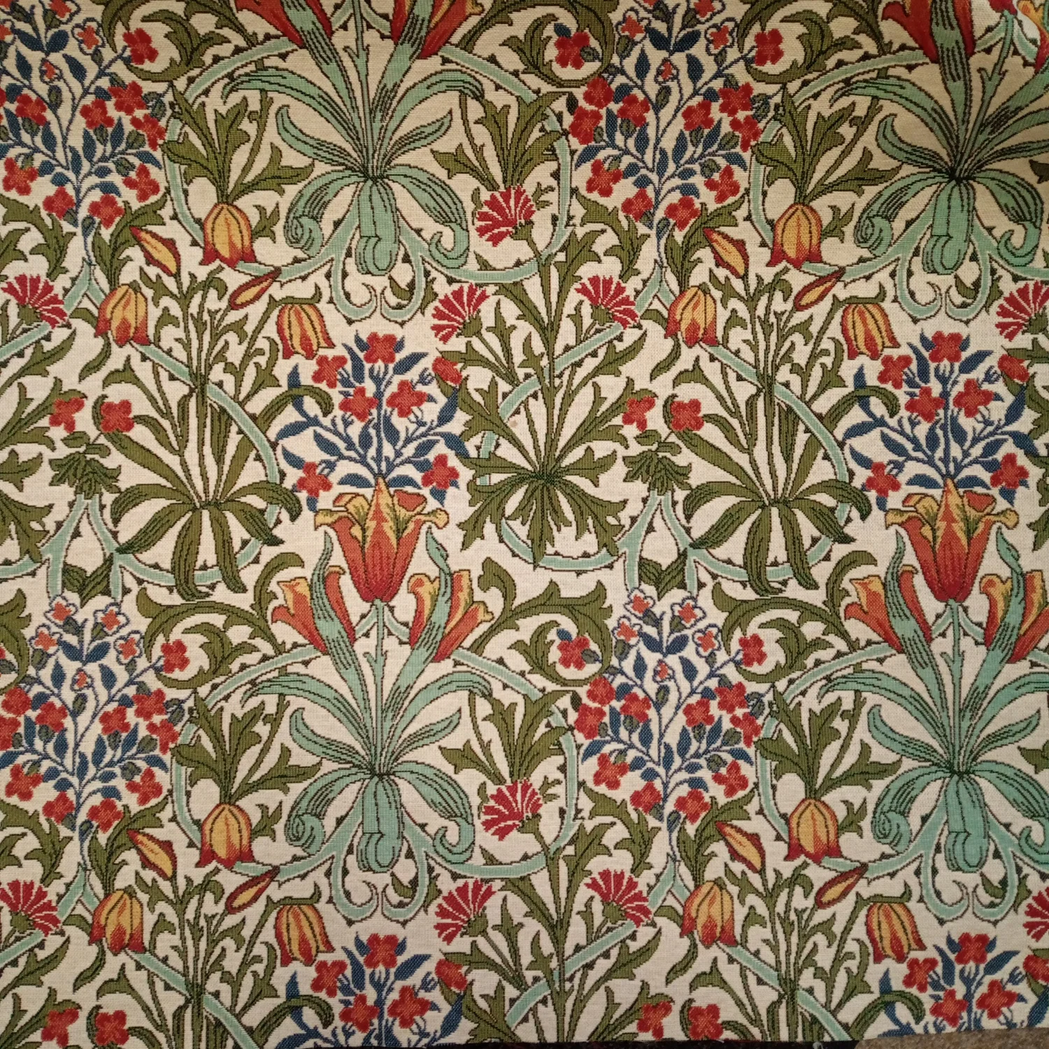 William Morris Tapestry woven upholstery fabric featuring the famous ...
