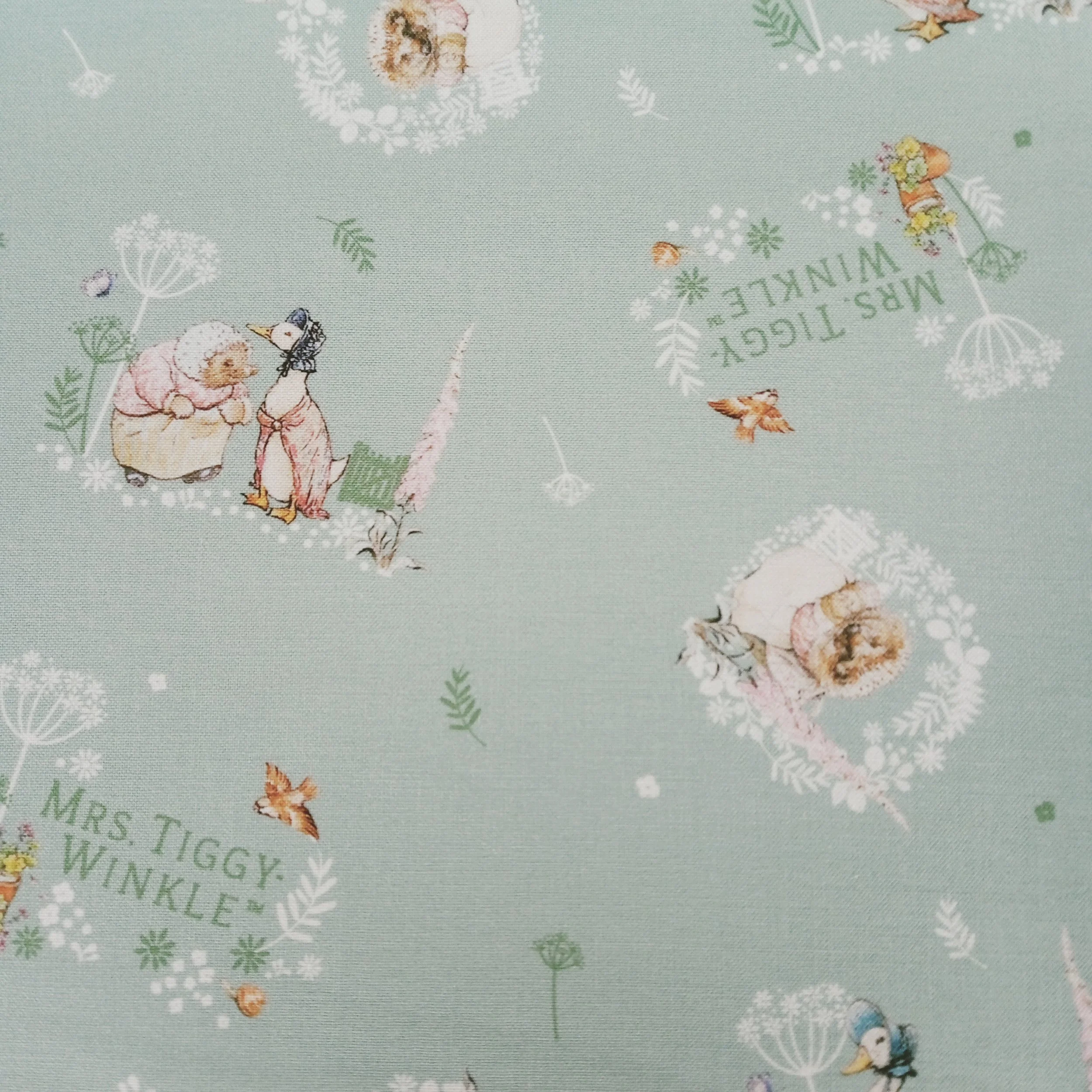 Peter Rabbit Cotton Fabric Garden Path Crafty Baba Fabrics peter-rabbit-cotton-fabric-garden-path-crafty-baba-fabrics