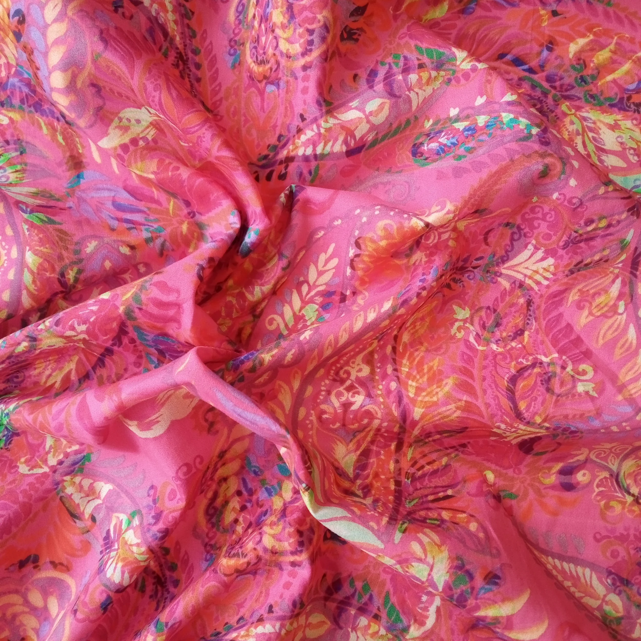 Cerise Pink Lawn Cotton - per 50cm
