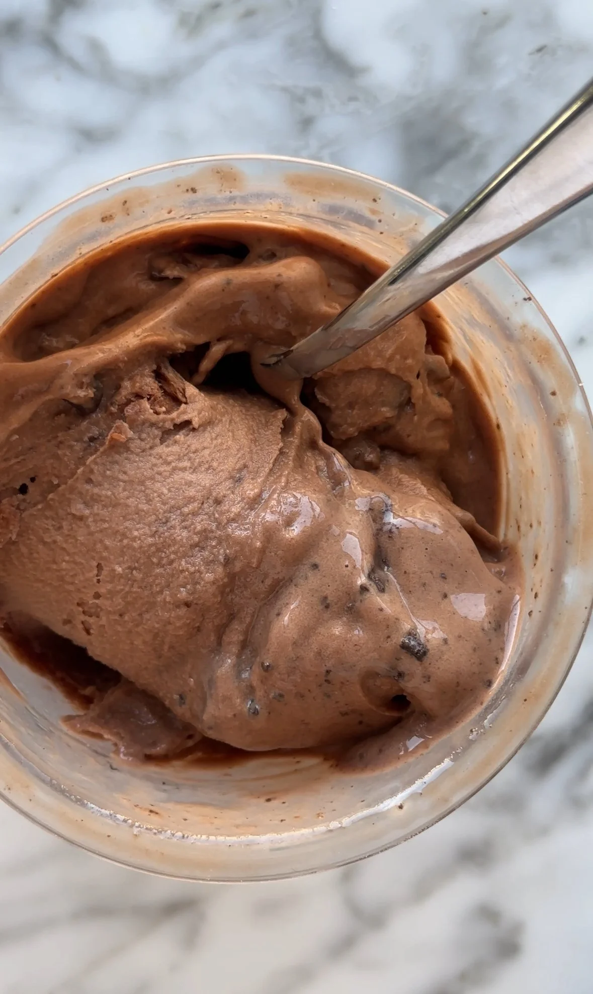 4-ingredient high-protein mint chocolate ice cream creami recipe