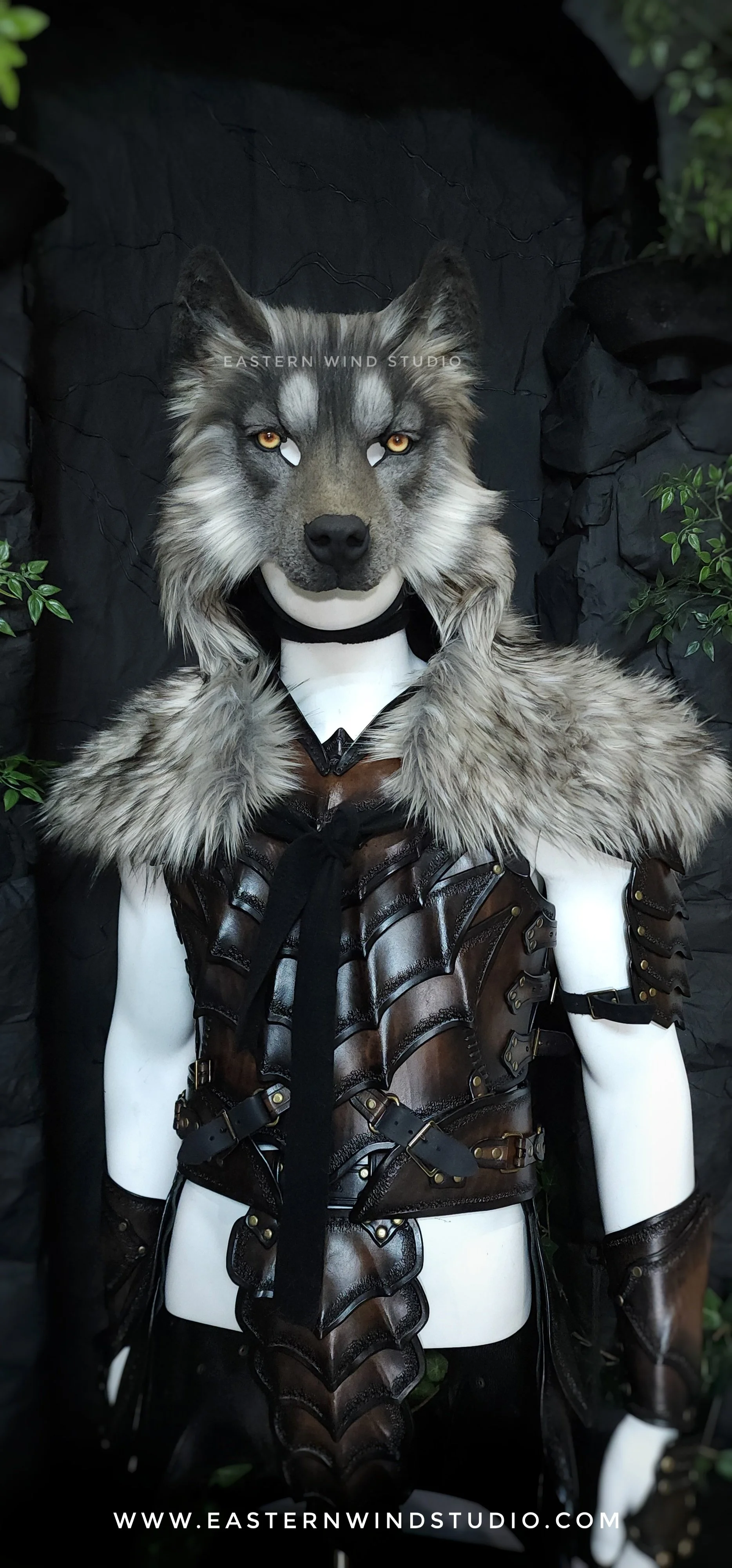 New Silver Wolf Mask Headdress