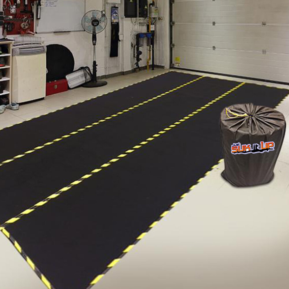All-Season Garage Mat, Full-Floor Sizes — Just Suk It Up!