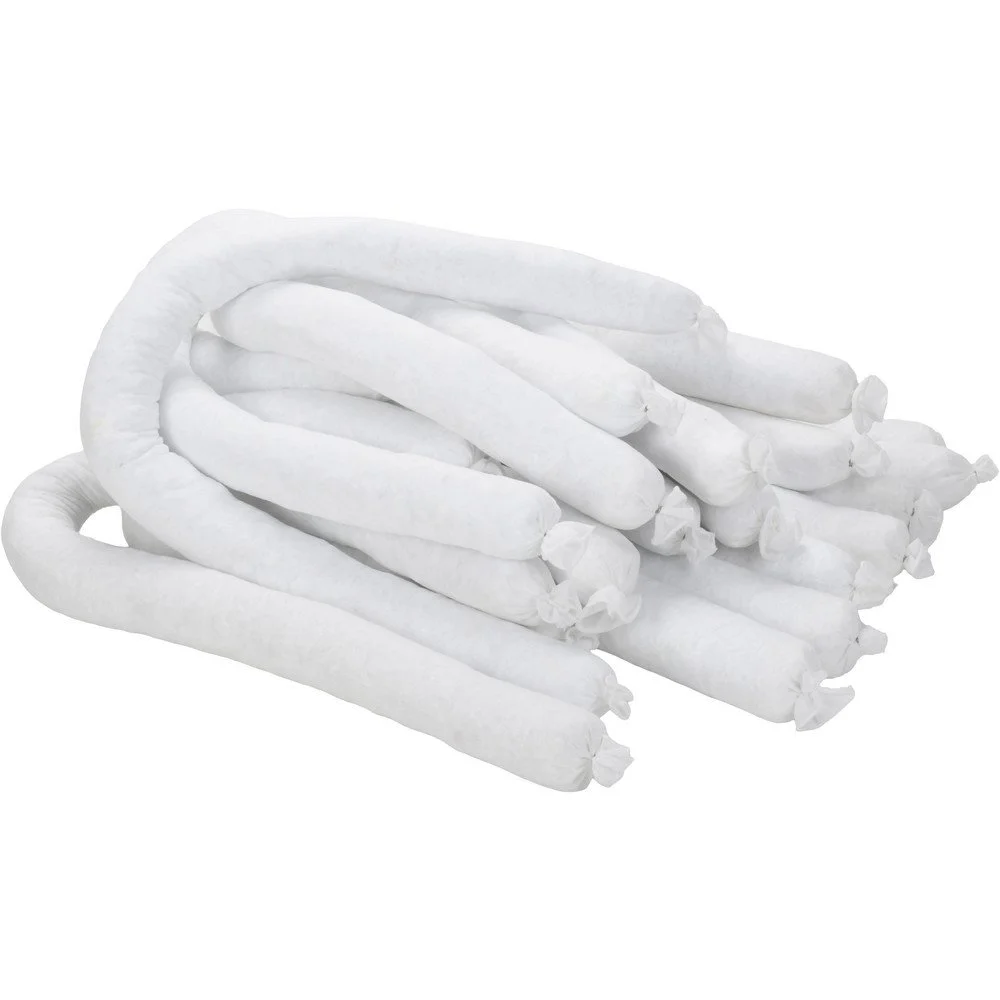 Oil-Only Absorbent Socks, 3"W x 48"L - Case of 30