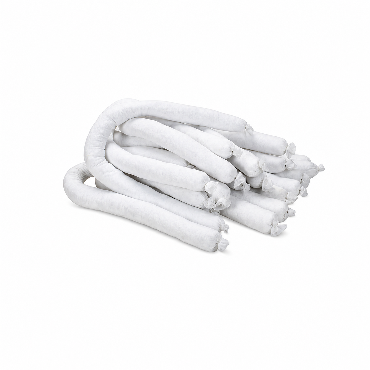 Socks, Oil-Only, Case of 30, White, 3 in W x 48 in L