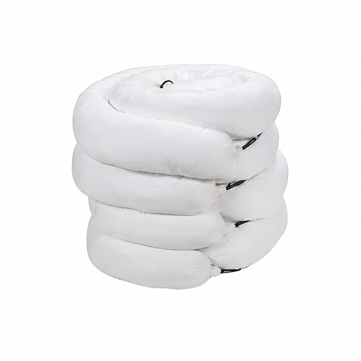 Booms, Oil-Only, Bale of 4, White, 5 in x 10 ft L
