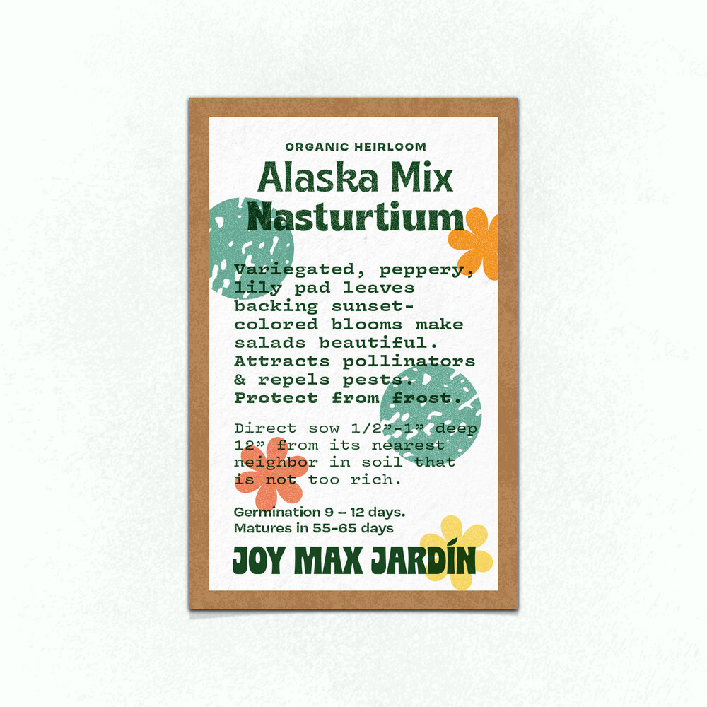 Joy Max Jardin Alaska Mix Nasturtium Seed.jpg