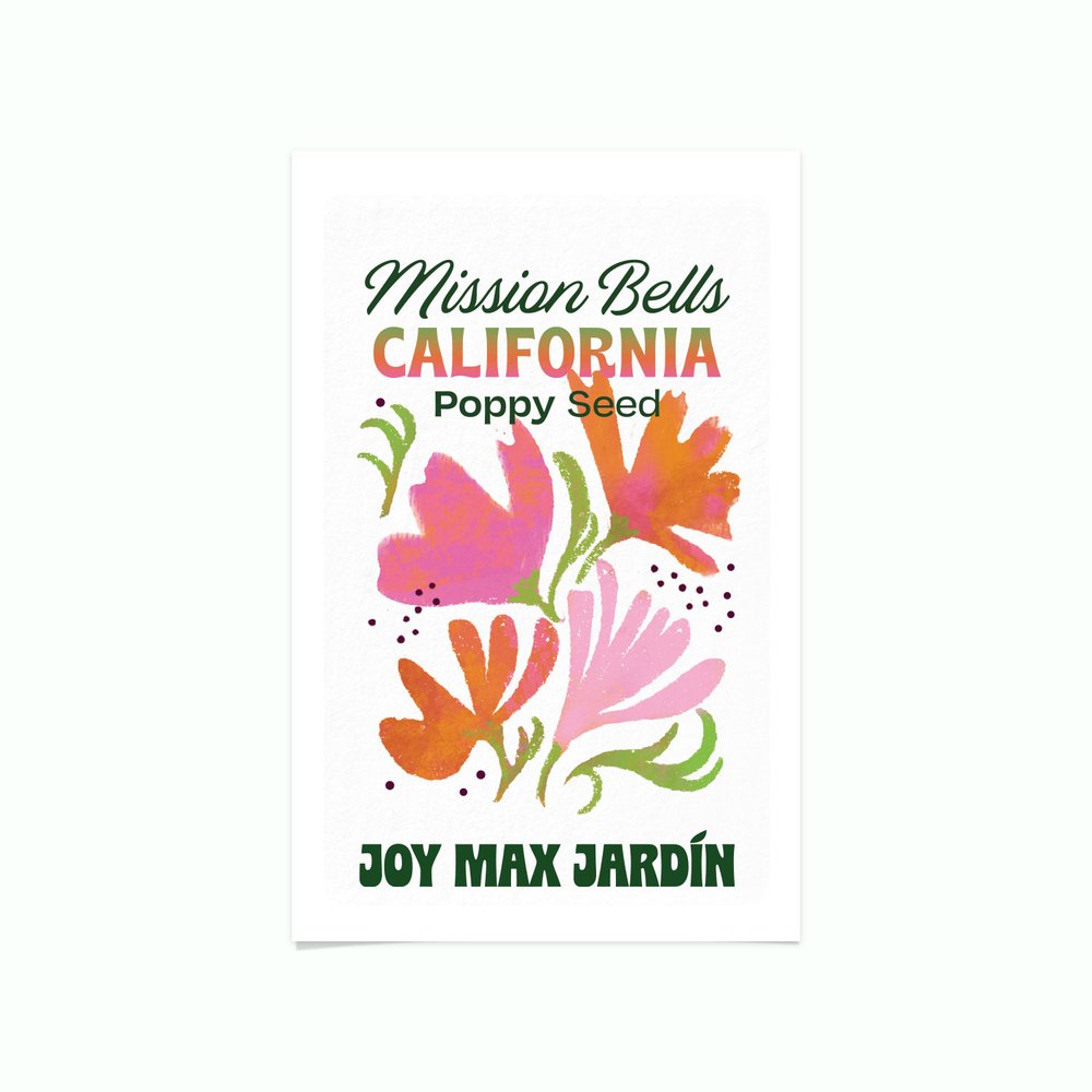  Mission Bells California Poppy Seeds 