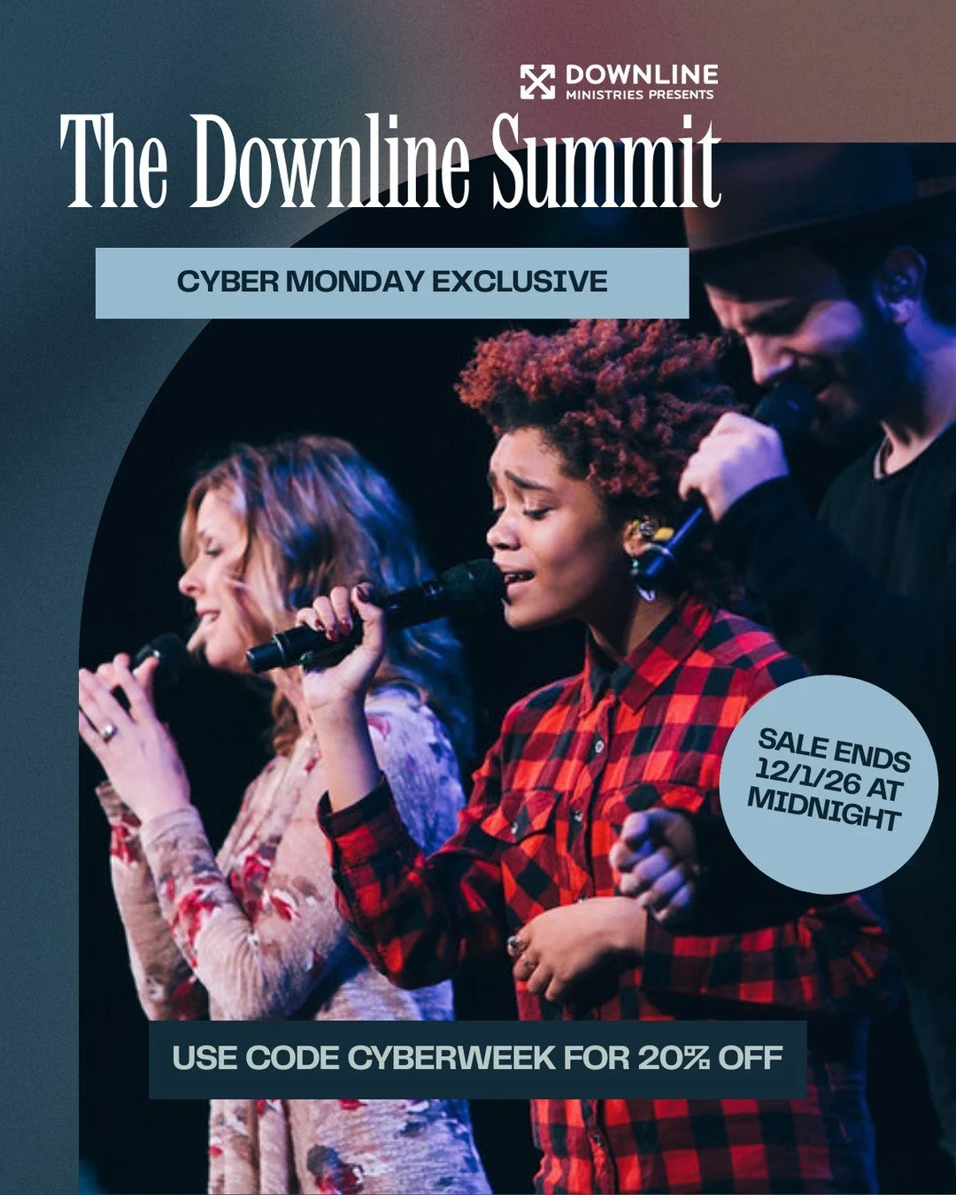It's the last day of our Cyberweek Sale! Use code "CYBERWEEK" to save 20% off on your Downline Summit Ticket until midnight tonight ⏰⁠
⁠
ABOUT THE SUMMIT⁠
⁠
This year, as Downline Ministries celebrates 20 years of equipping believers for bi