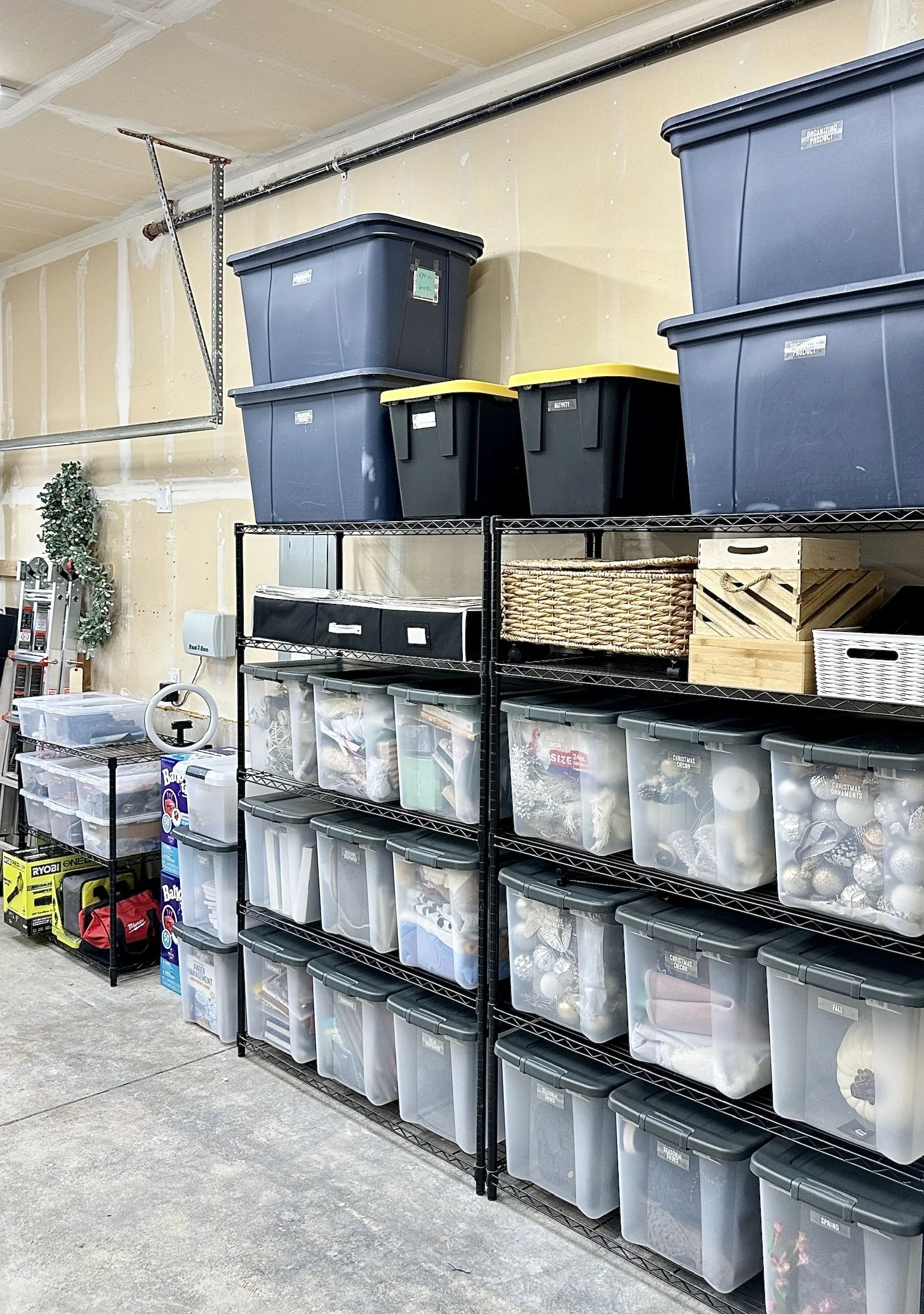 luxury garage organization