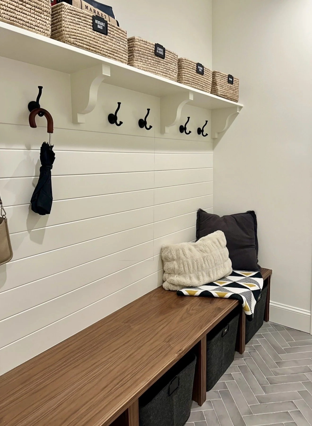 luxury organized entryway