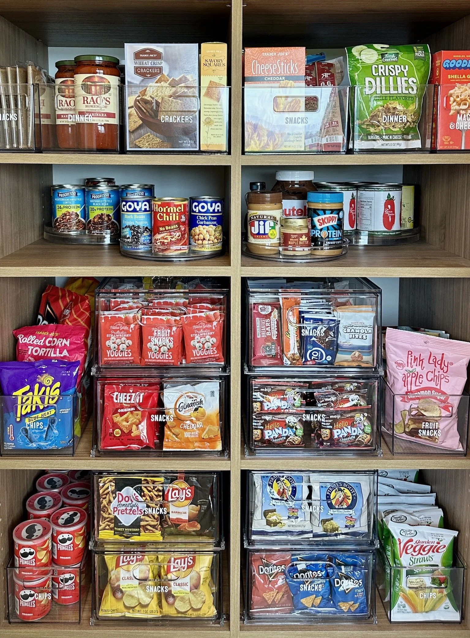 professionally organized pantry