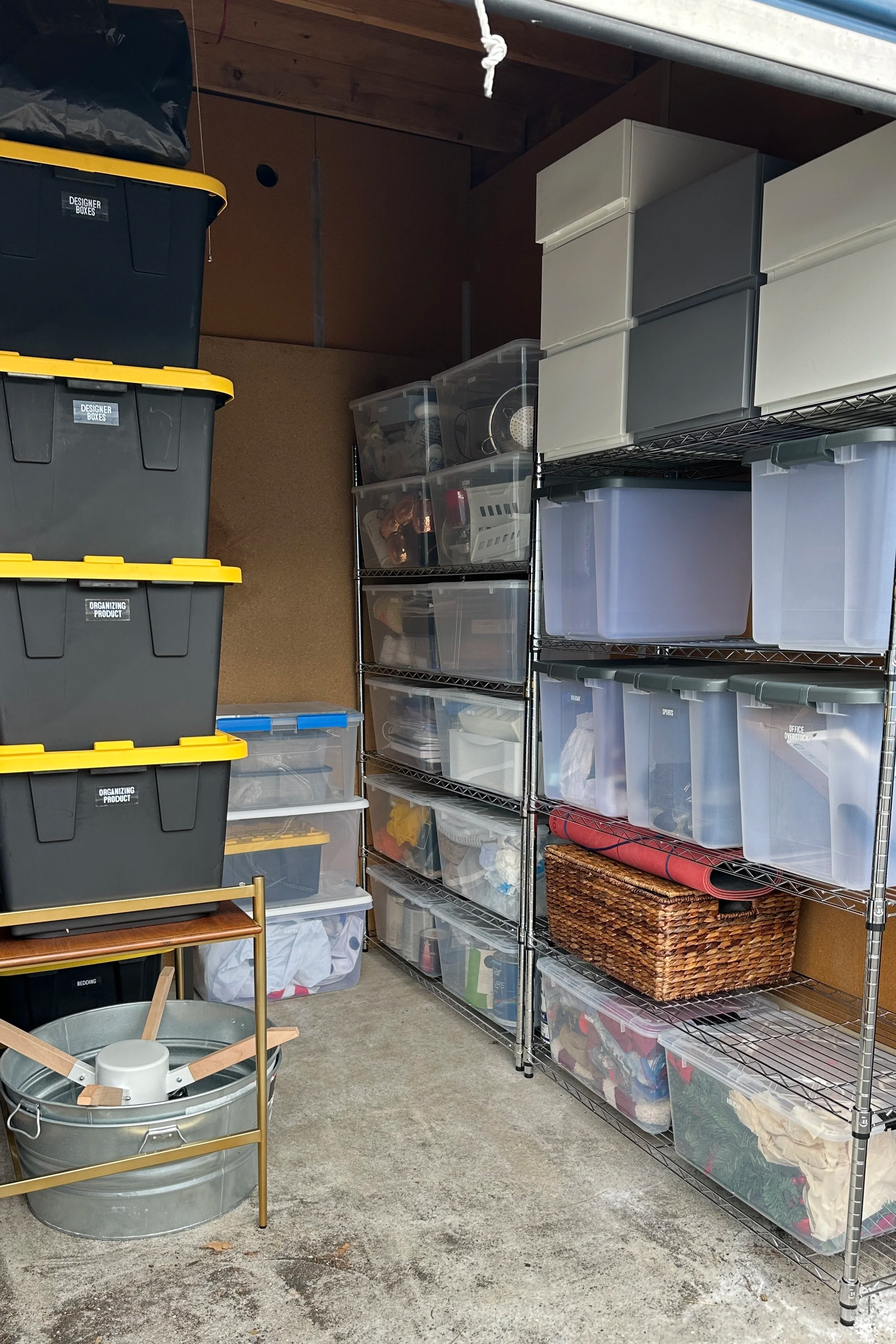 luxury organized storage unit