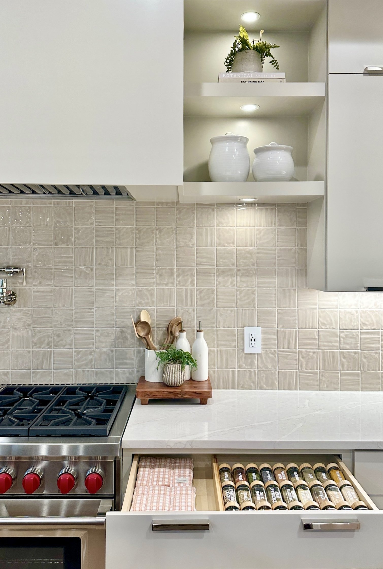 luxury organized kitchen