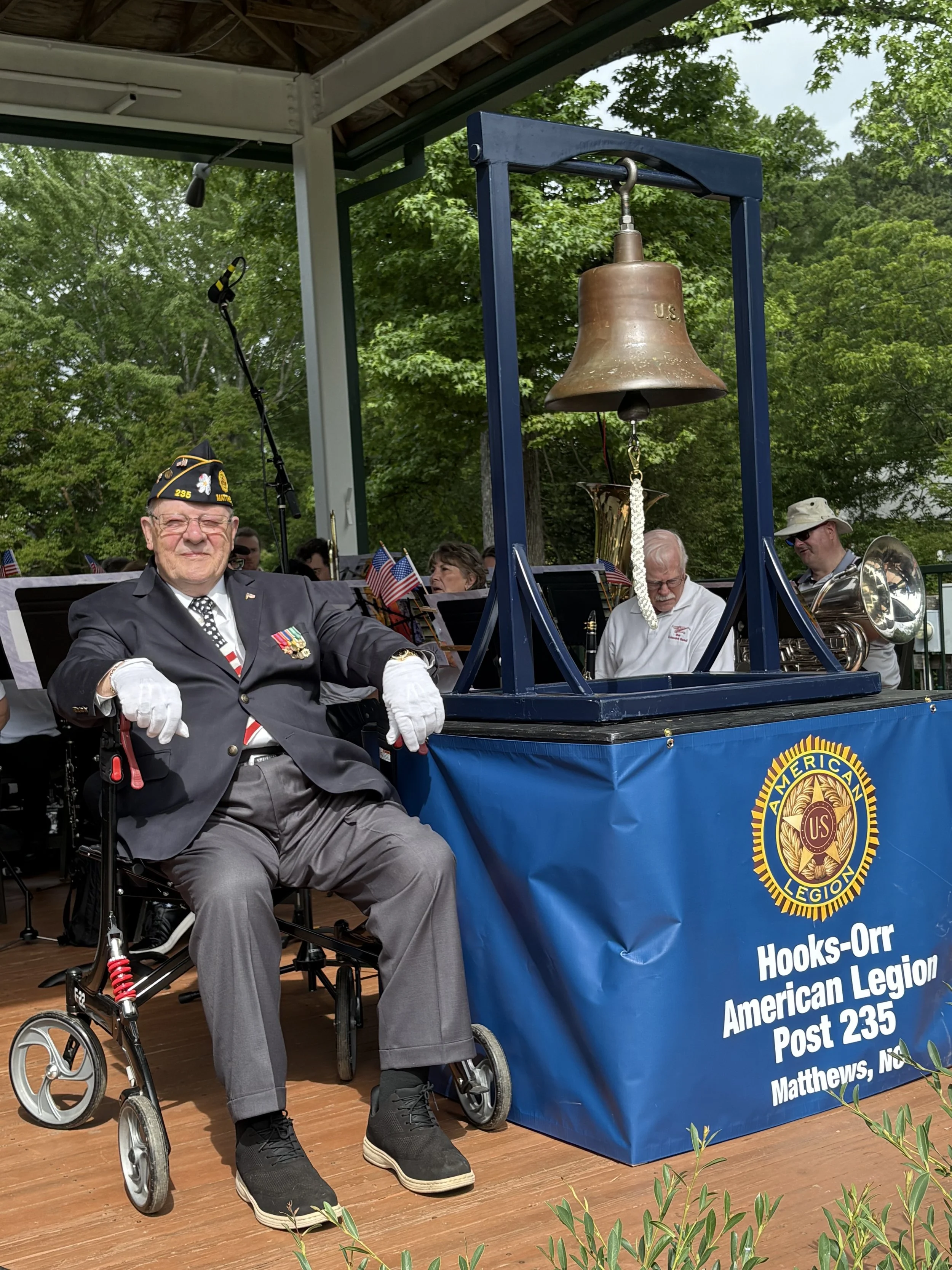 Memorial Day Remembrance ceremony honoring Matthews’ Veterans at the Matthews Old Cemetery.  Thank you securing the freedoms that we enjoy in our great USA 🫡🇺🇸
