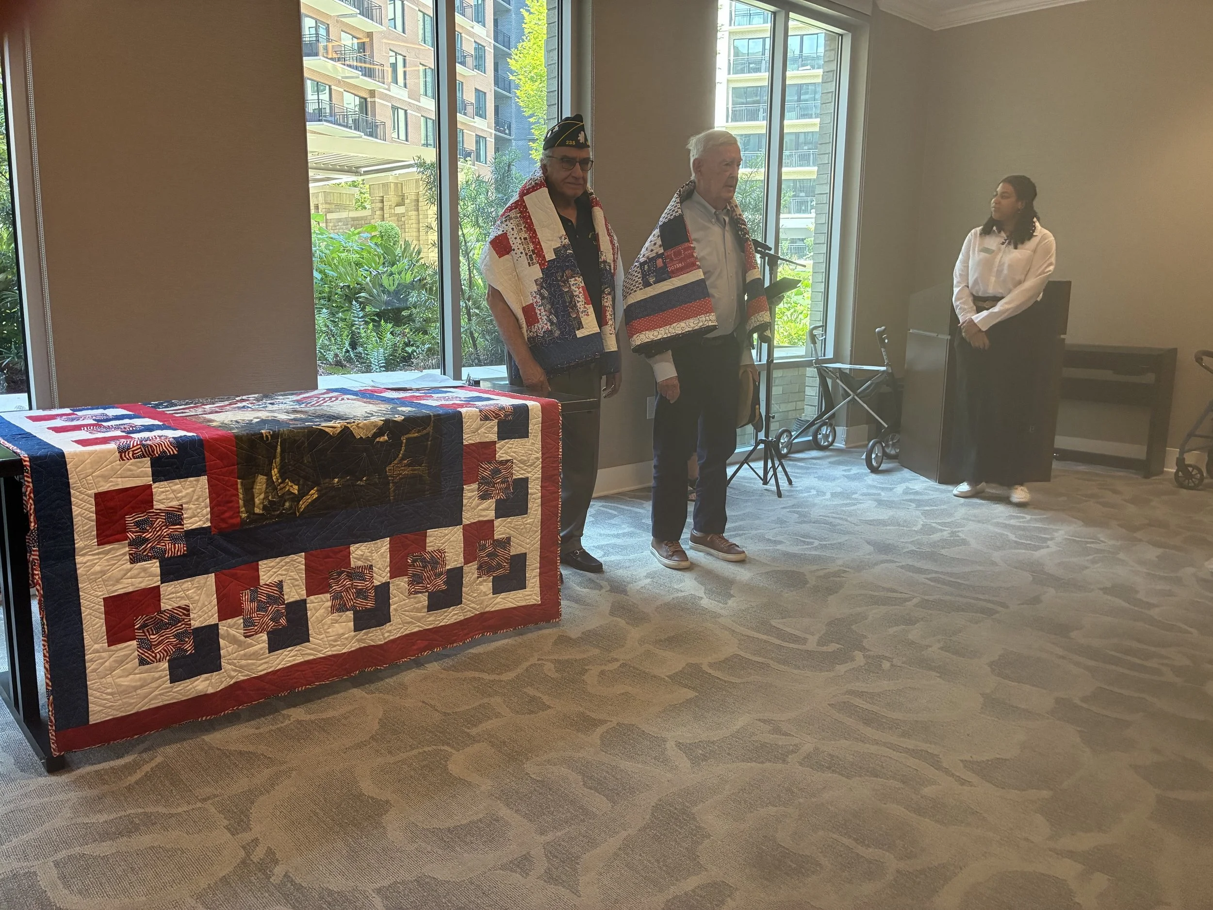  “Quilts of Honor” ceremony and presentation (click for more)