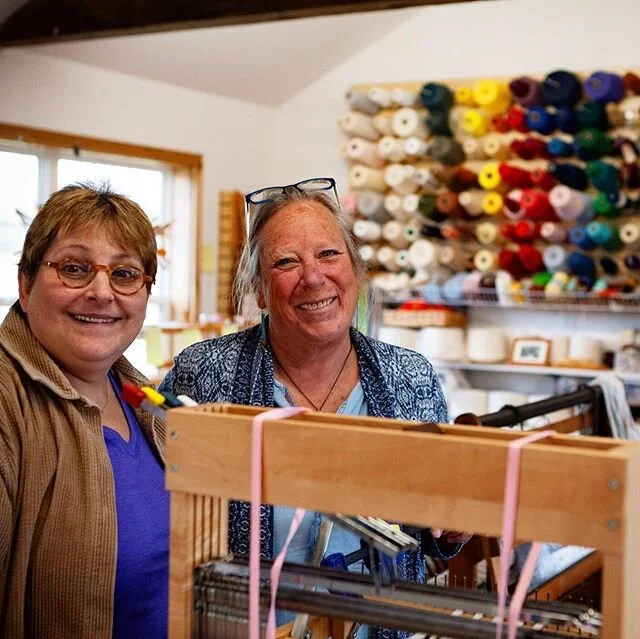 I had the incredible honor to start this lovely lady on her weaving journey! @freespirited_snowrose #weaversofinstagram #weaversgottaweave #process #happyplace
