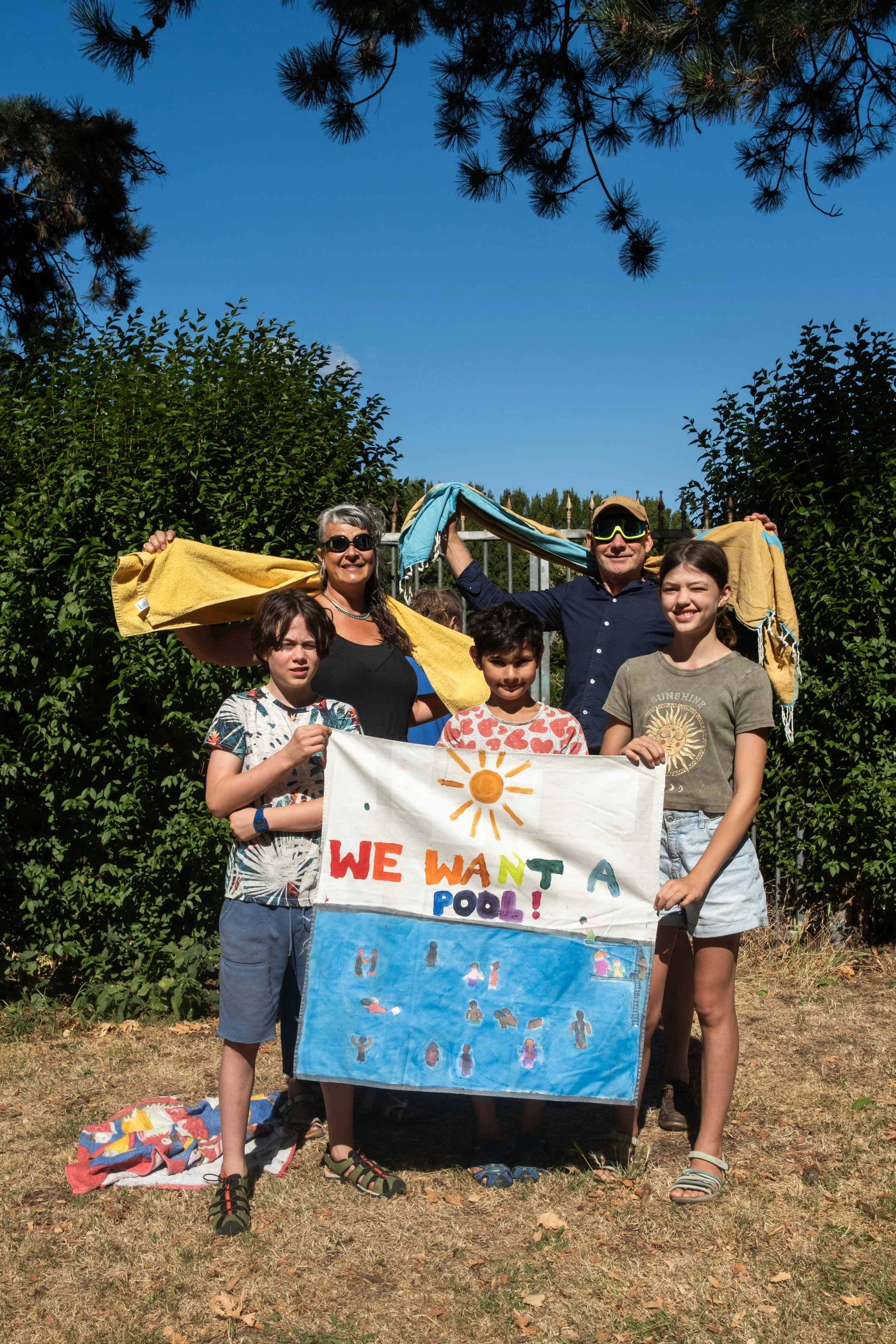 Supporters of the Eastville Park Lido