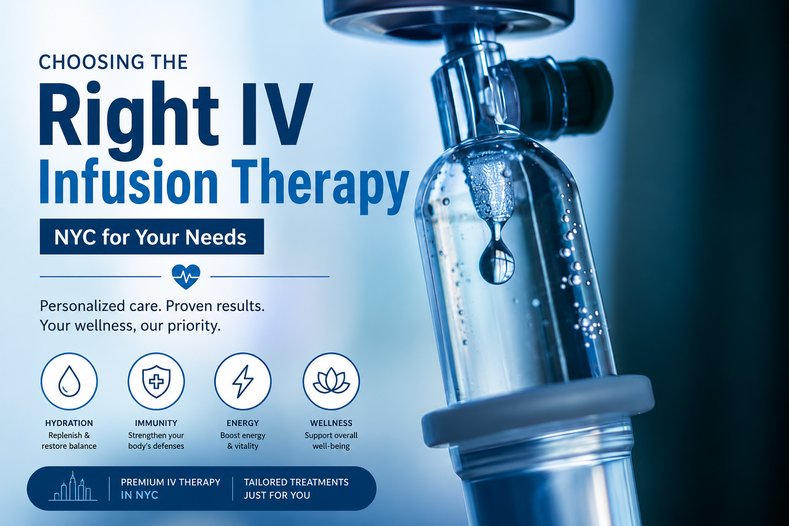 Choosing the Right IV Infusion Therapy NYC for Your Needs
