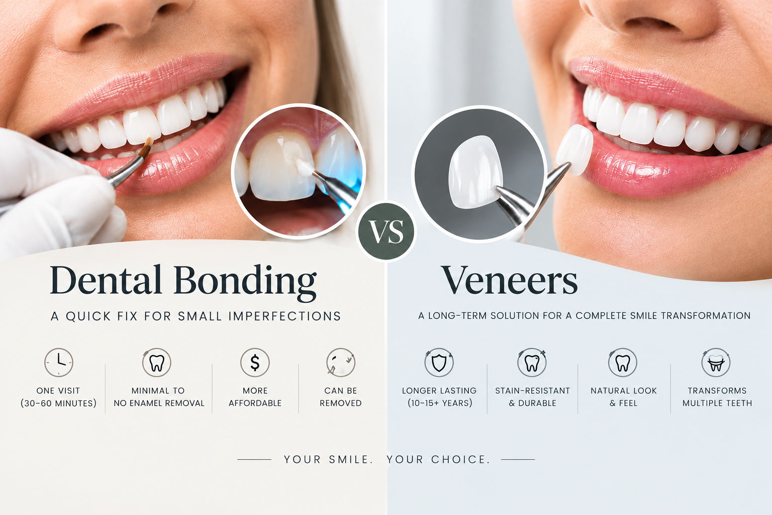 Veneers vs. Dental Bonding: How Do These Cosmetic Treatments Compare?