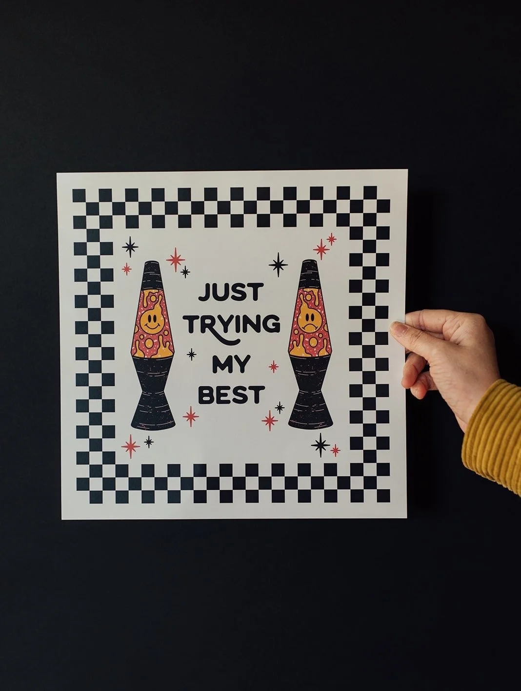 Just Trying My Best Art Print