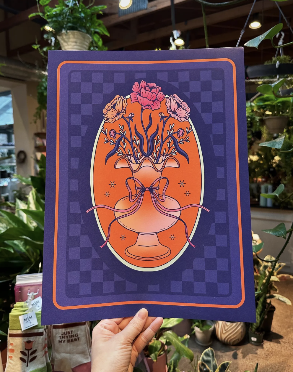 Peony Vase Print