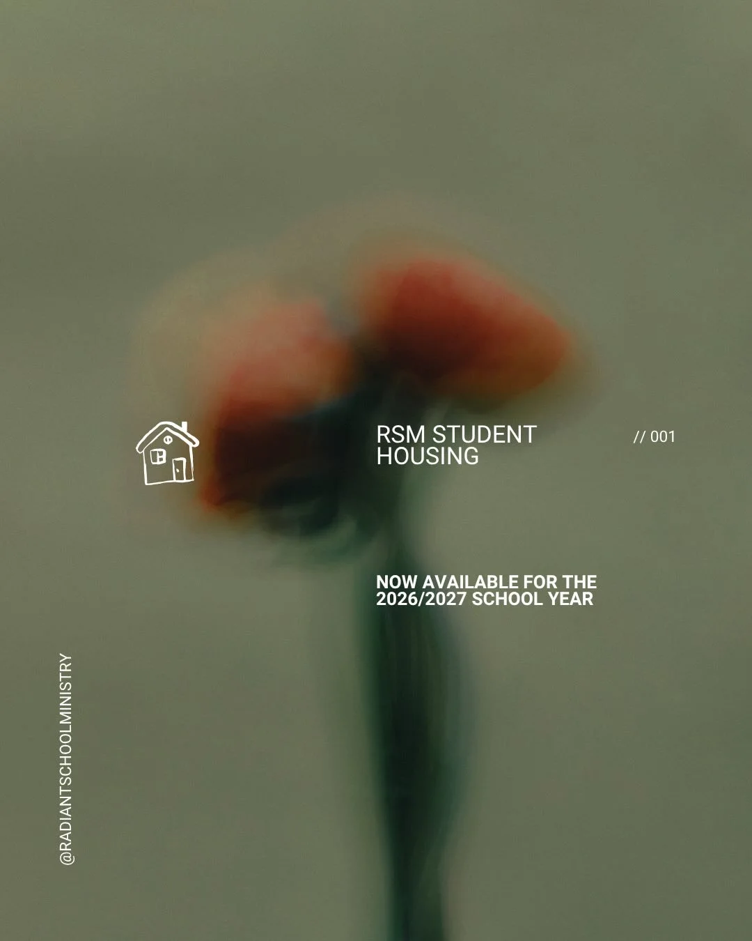 EXCITING NEWS!! Visit our website for more information radiant.school/studenthousing