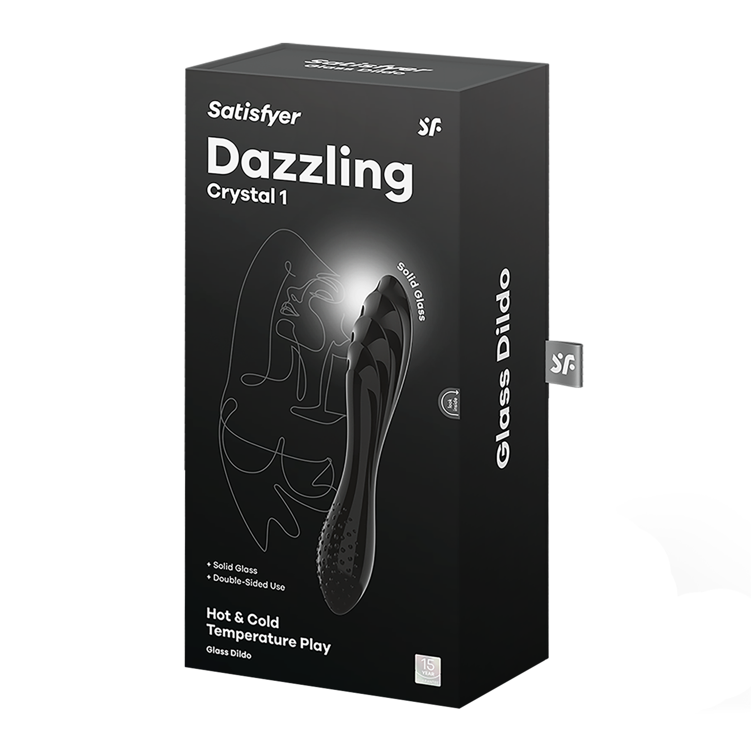 satisfyer-dazzling-crystal-glass-dildo-black-box