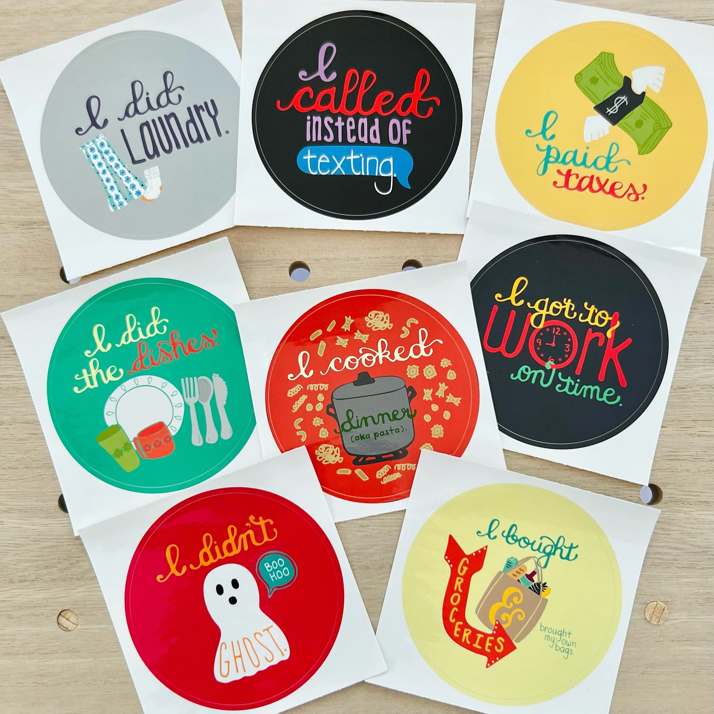 Adult Stickers for Doing Regular Things