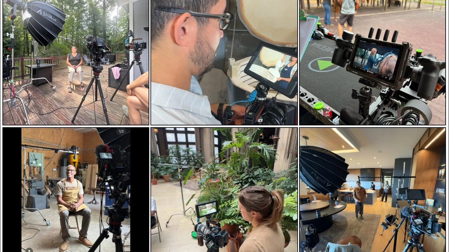 Always enjoy looking through recent projects and BTS photos to appreciate the amazing opportunities and highlights of the past year! Can't wait for 2026