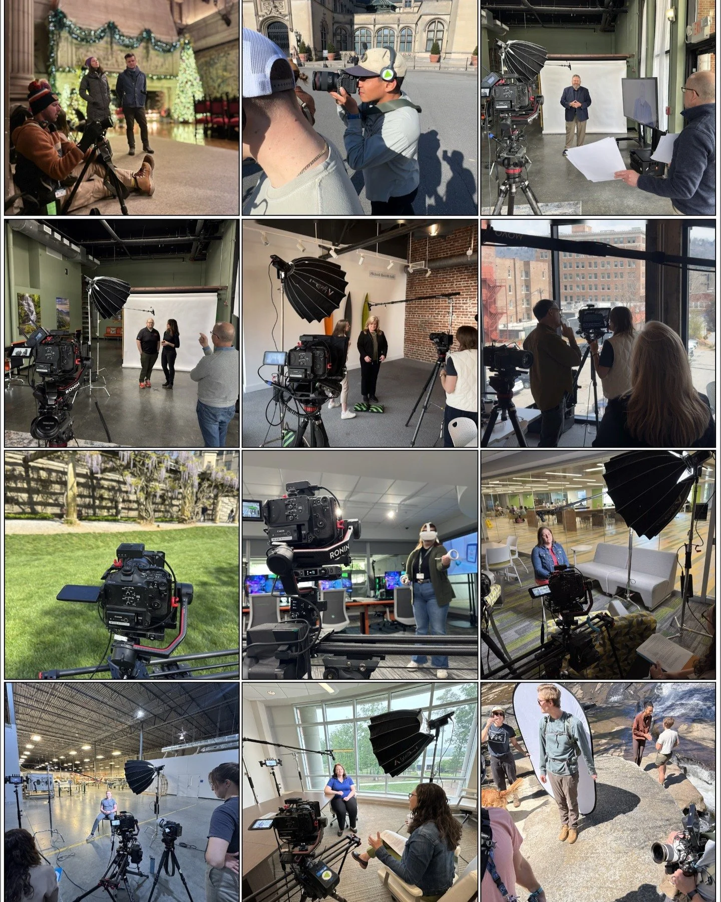 Always fun sifting through recent projects and BTS images to appreciate the amazing opportunities and highlights of the past year! :)