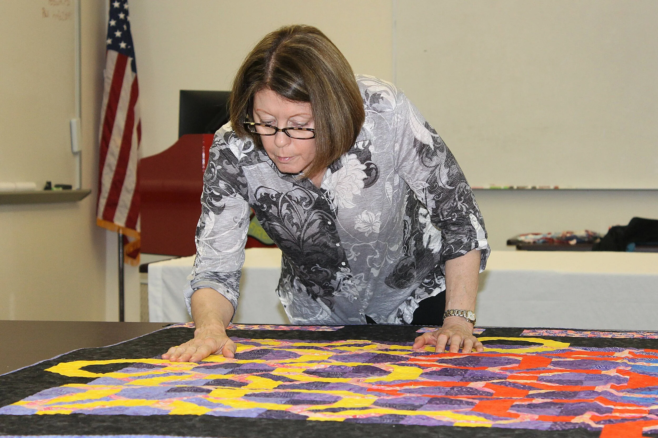 Judging - inspect and touch.JPG