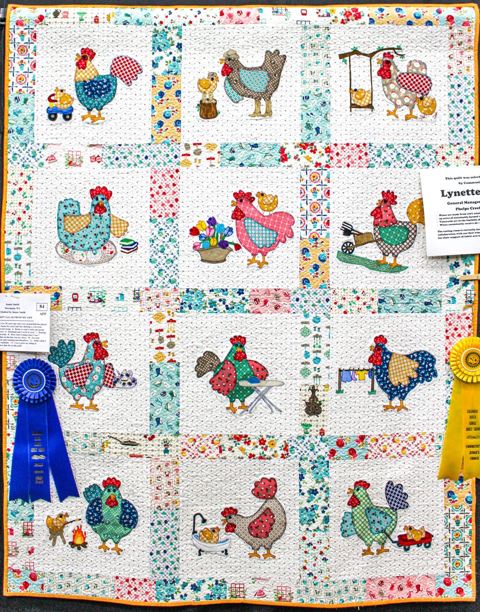 1st Place - Applique &amp; Community Judge's Award