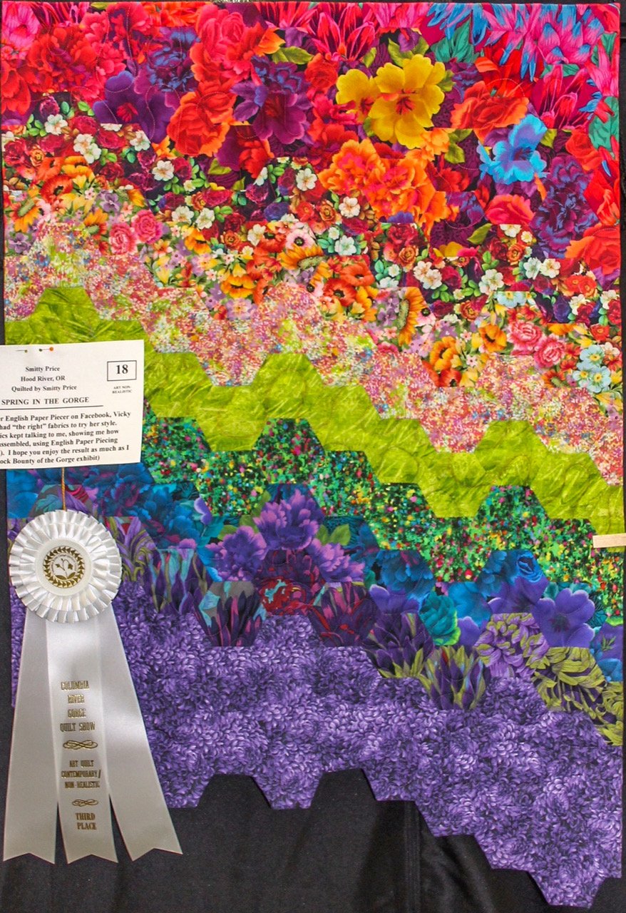 3rd Place - Art Quilt Non-Realistic