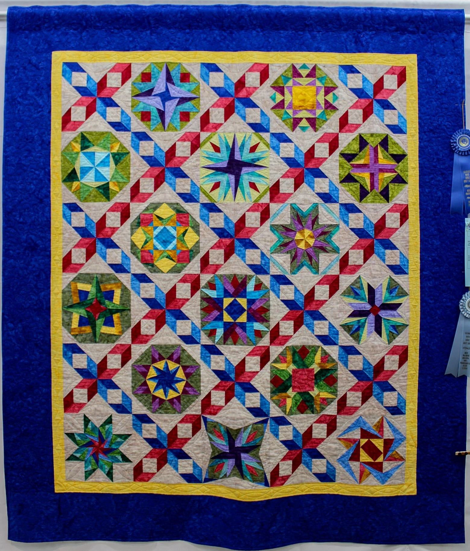 1st Place - Quilt Kit. Best Quilting Non Professional Hand Guided