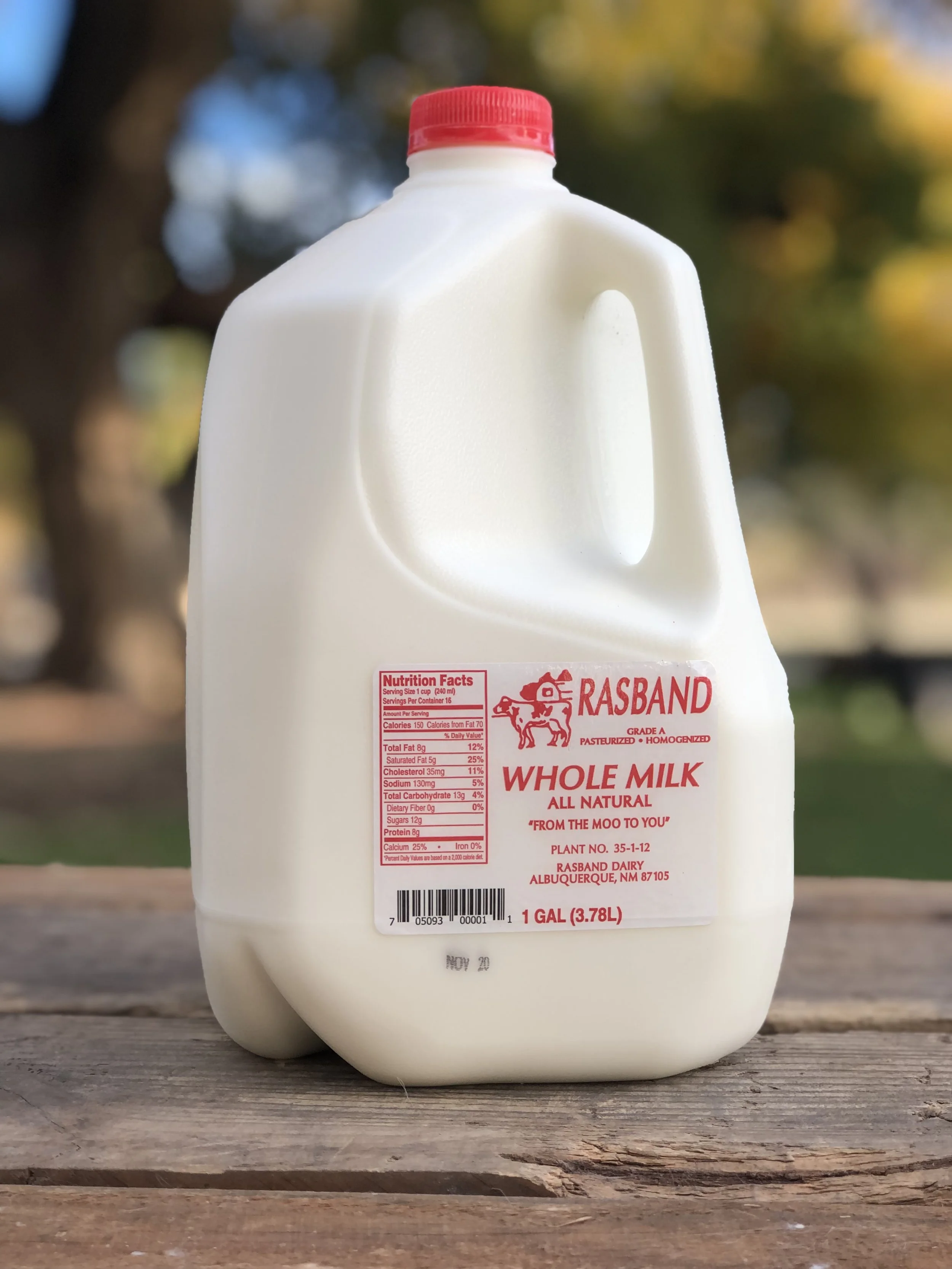 Pasteurized Local Whole Milk - Rasband Dairy