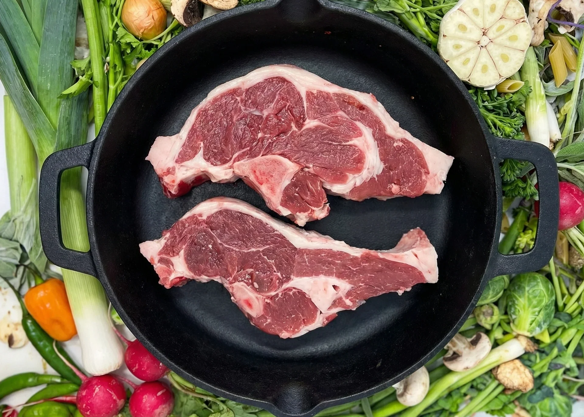 Grass-fed Lamb Sirloin Chops