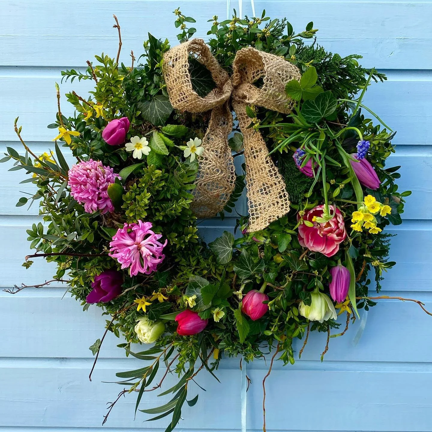 Custom Easter Wreath