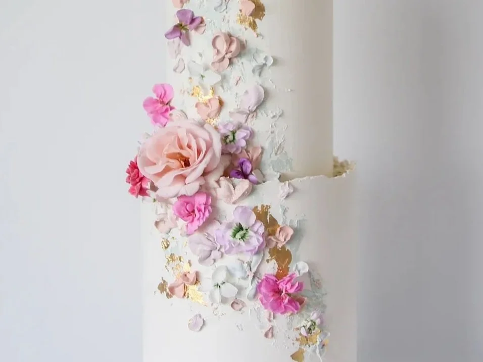 Floral Wedding Cakes by Sally Cooper