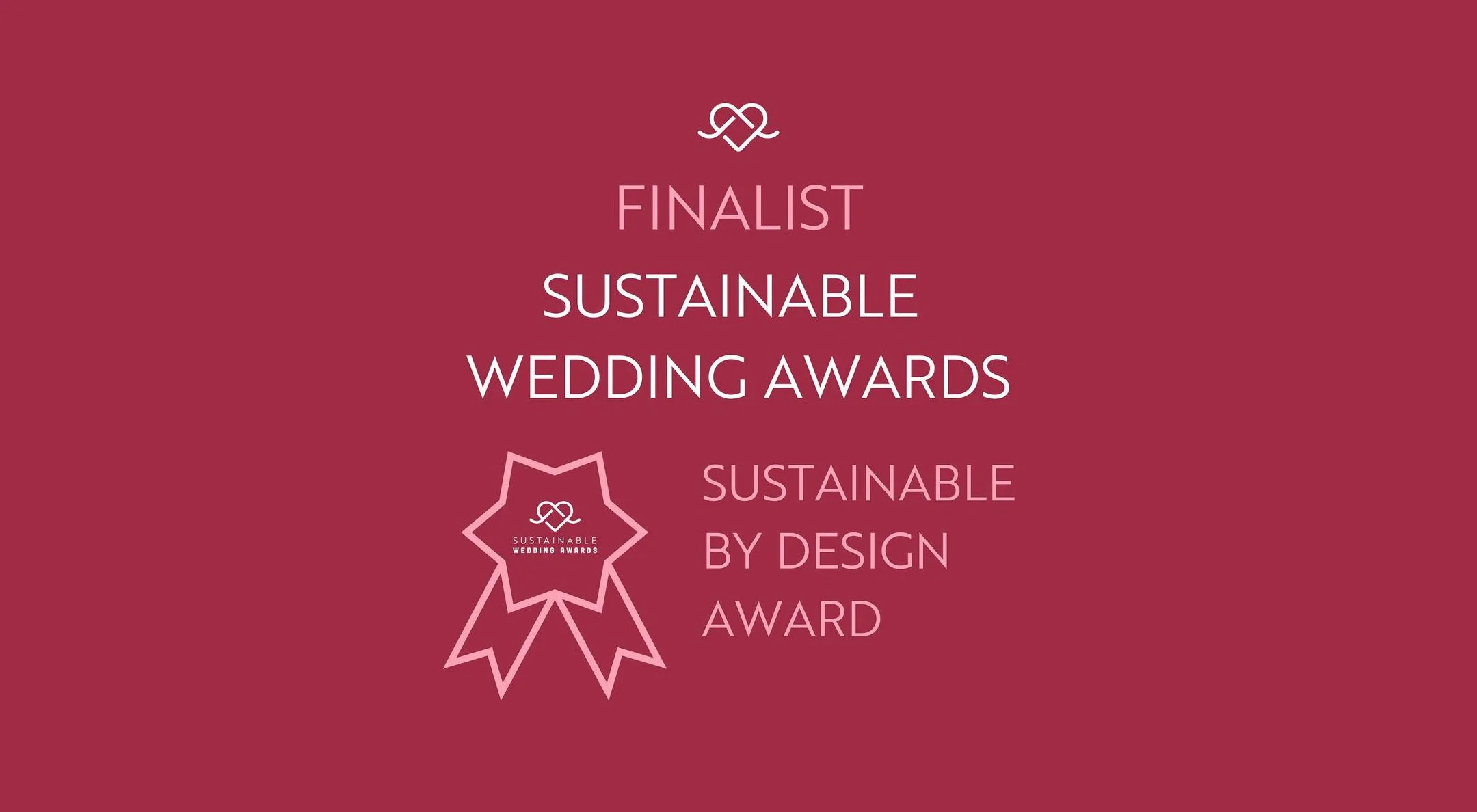 We’re a Finalist in the 2023 Sustainable Wedding Awards!