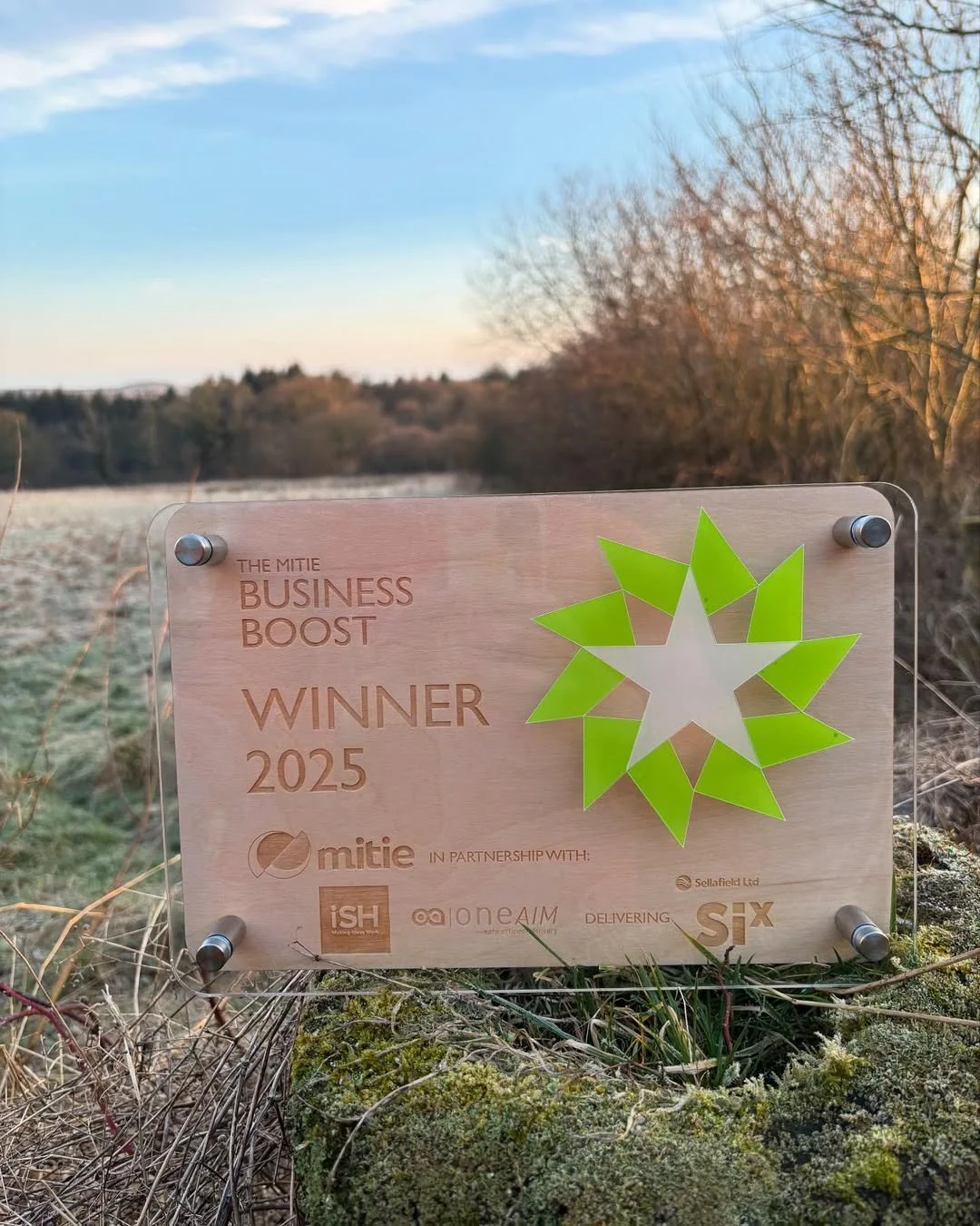 We won the Mitie Business Boost!