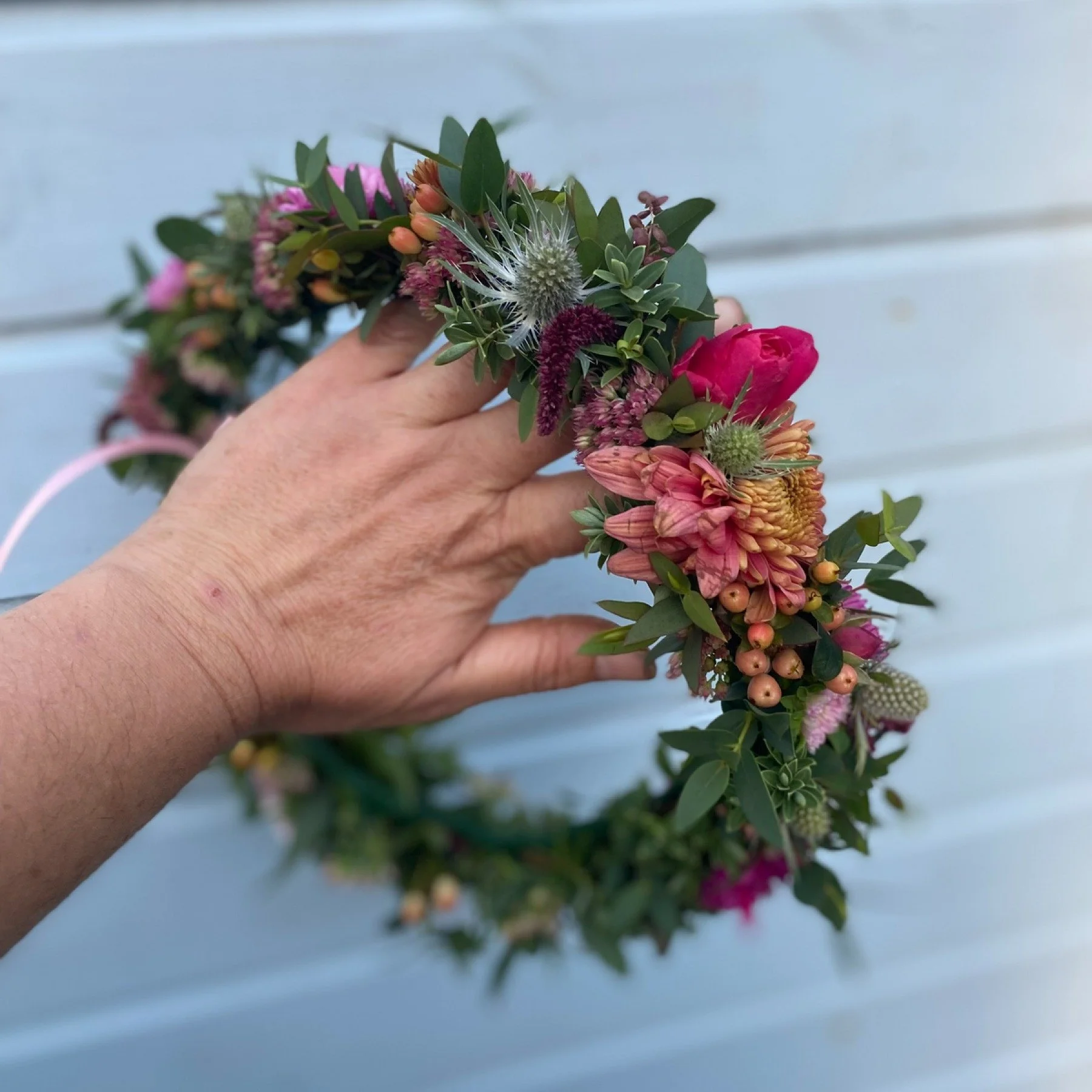 Wedding Flower Crowns — Cumberland Flower Farm