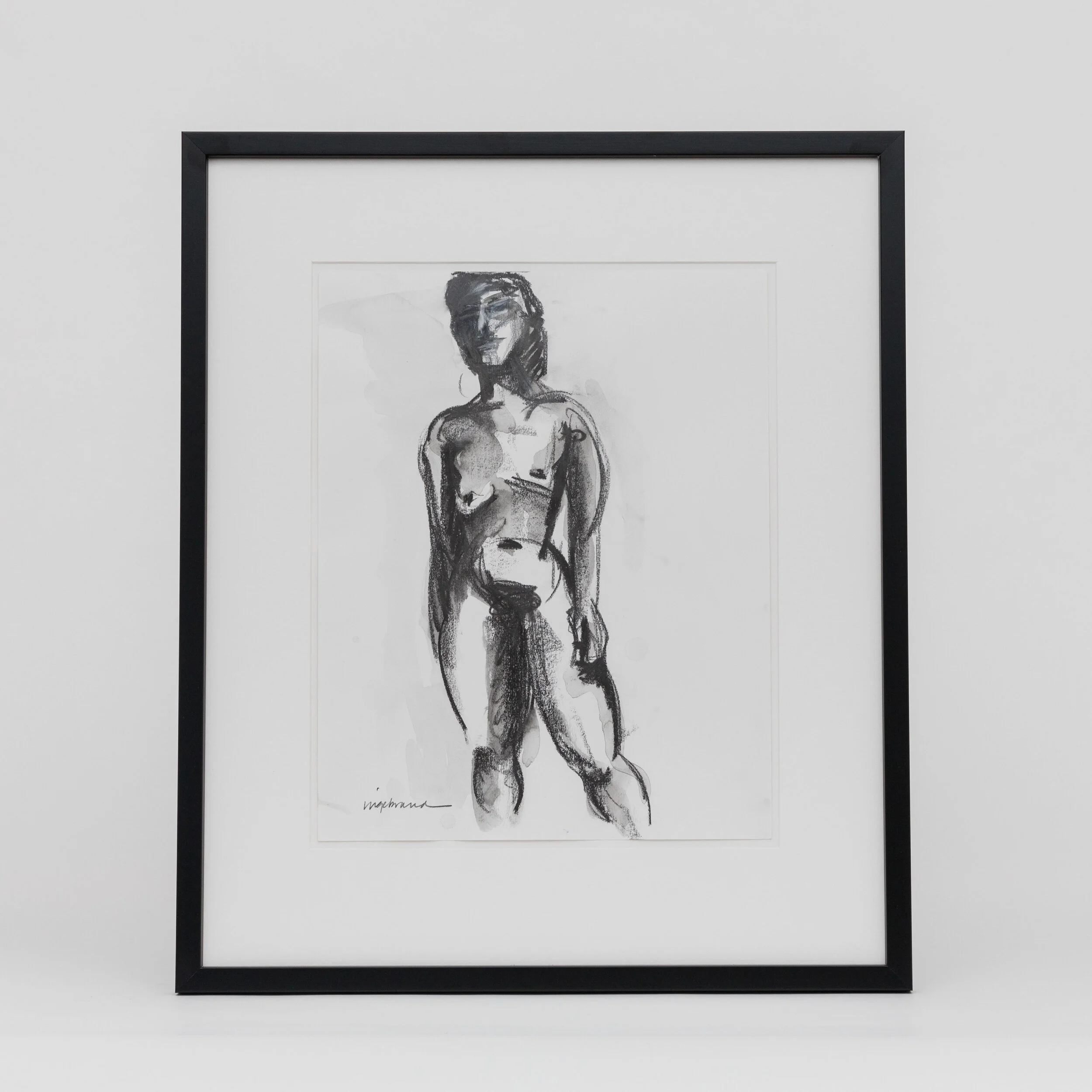 Contour Line Drawing, Graphite