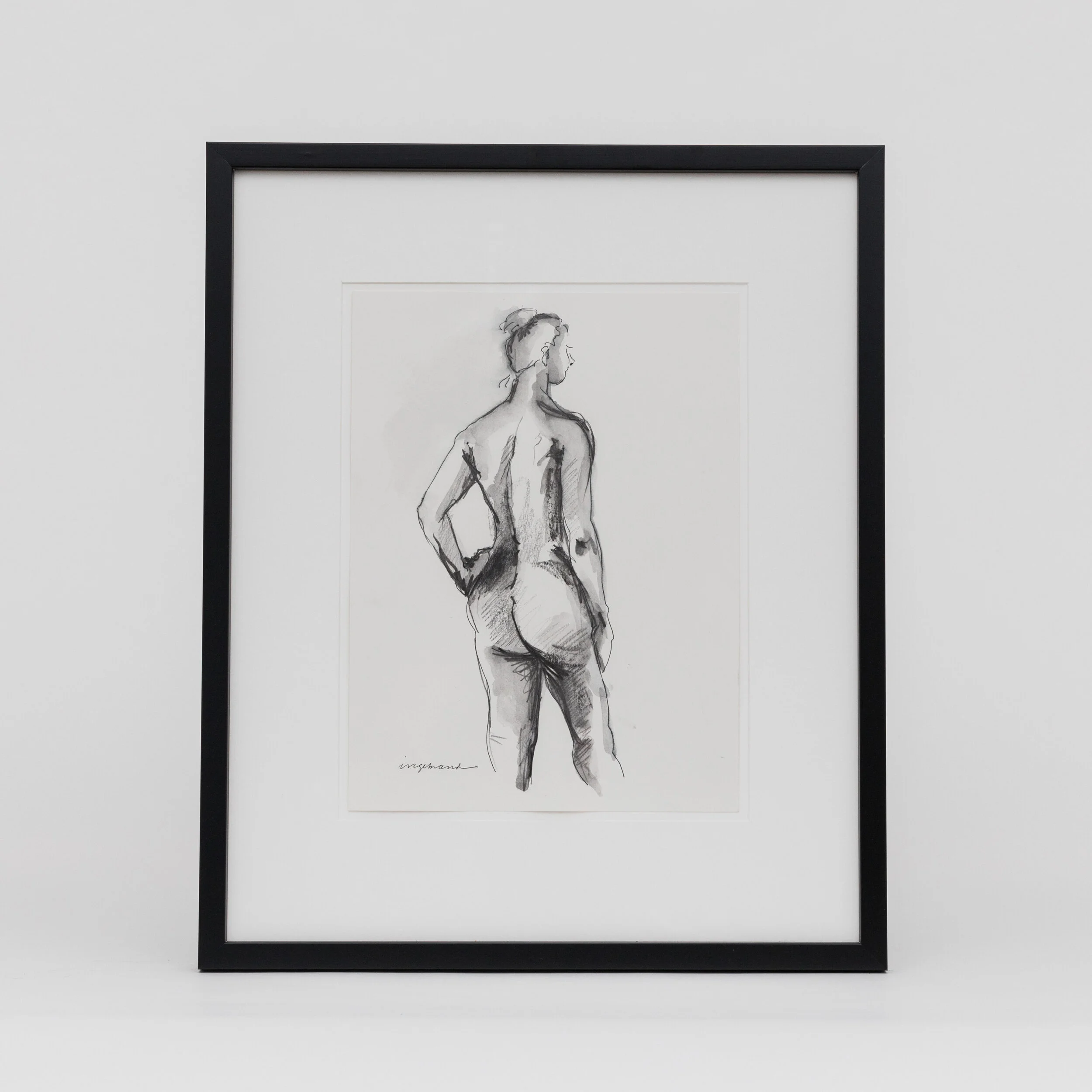 Contour Line Drawing, Graphite