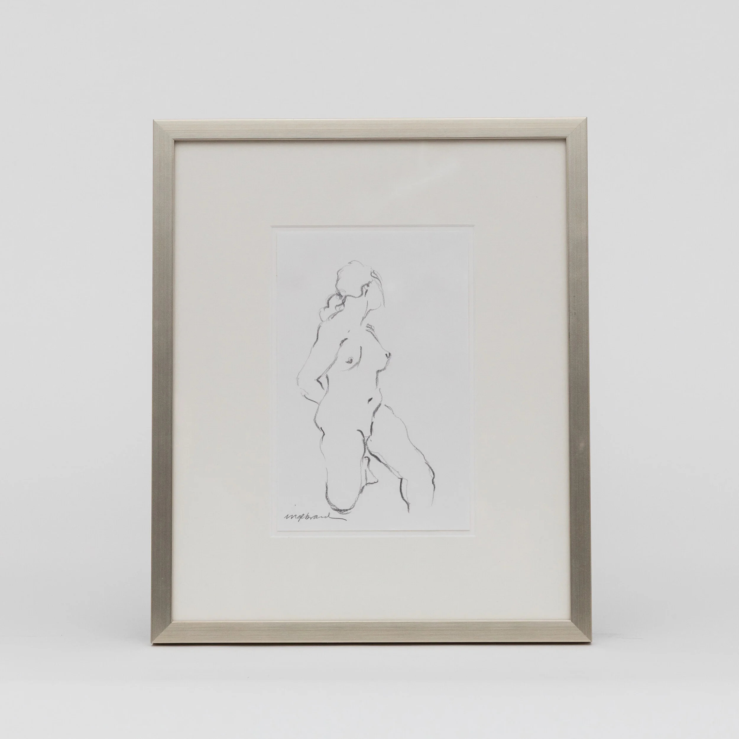 Contour Line Drawing, Graphite