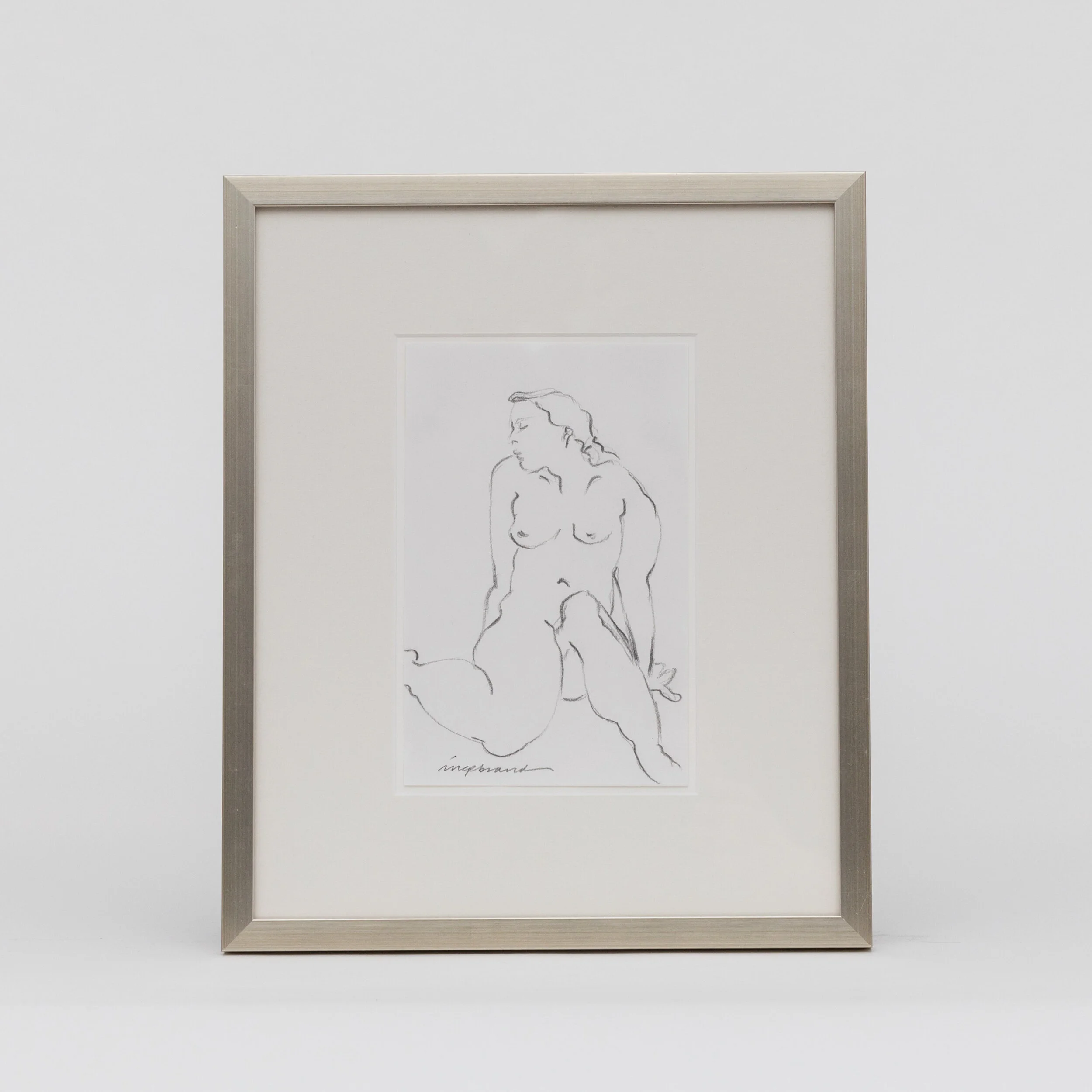 Contour Line Drawing, Graphite